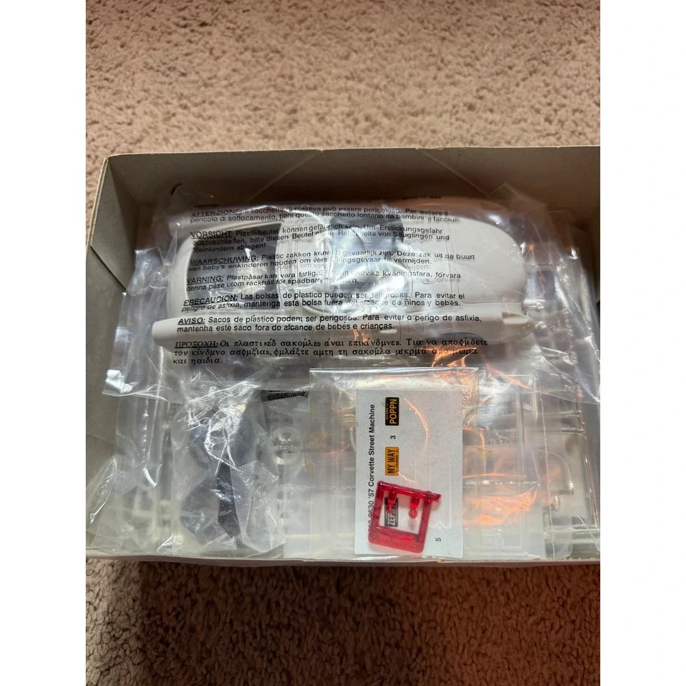 AMT Ertl 57 Corvette Street Machine 1:25 Scale Model Kit 8213 Unassembled
